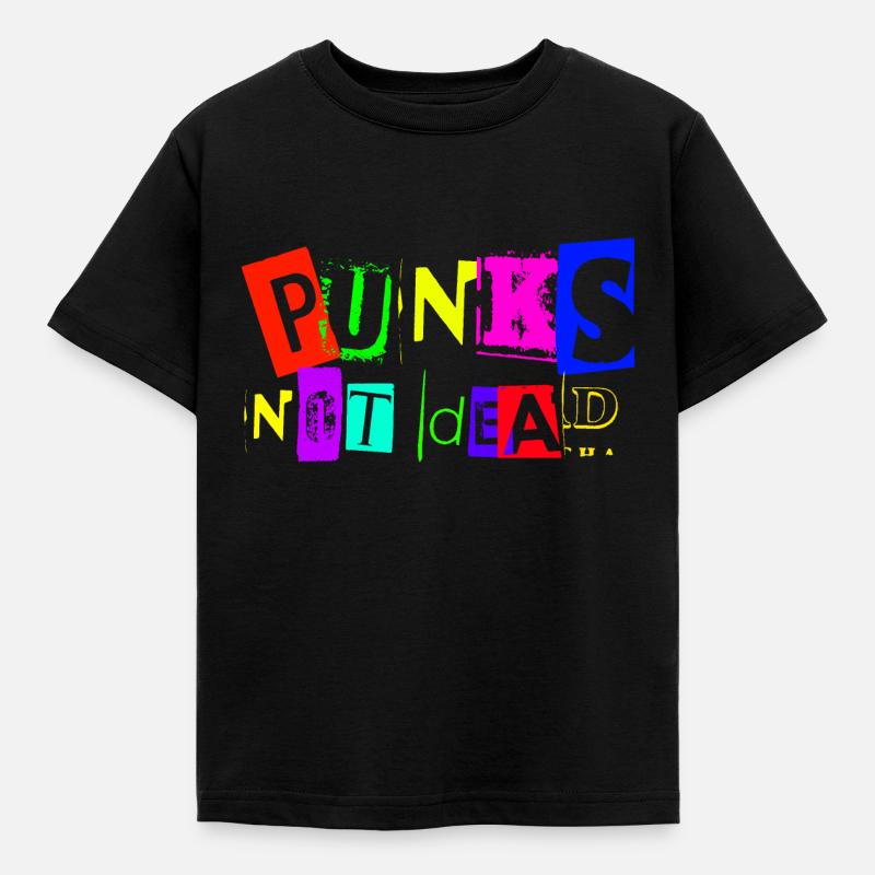 PUNKS NOT DEAD - Kinder T-Shirt - Schwarz