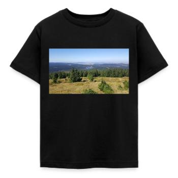 Nature - T-shirt Enfant - noir - Devant - AI Model Kid Female (0cm)