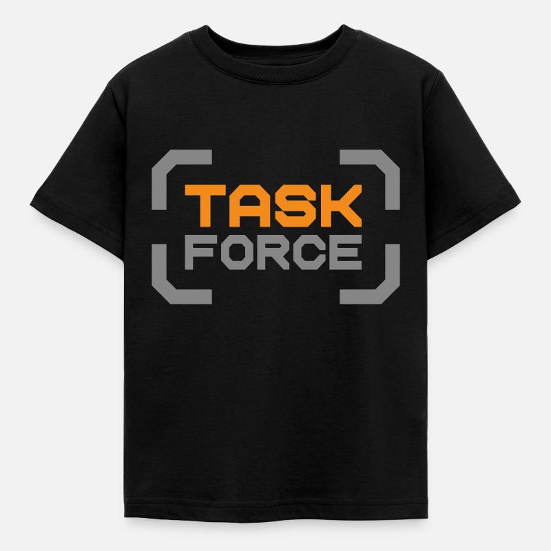 Task force - Kids' T-Shirt - black