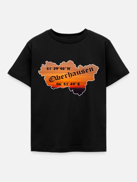 Oberhausen Pott - Kinder T-Shirt - Schwarz