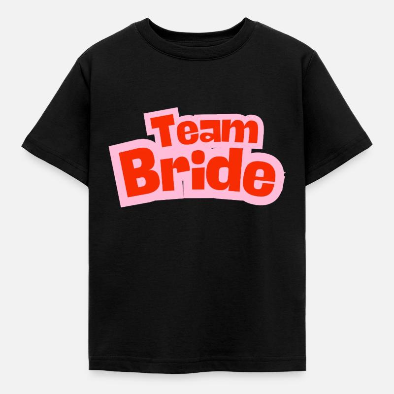 Team Bride - Kids' T-Shirt - black
