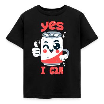 Dosen-Wortwitz - Kinder T-Shirt - Schwarz - Vorne - AI Model Kid Female (0cm)