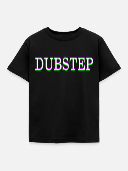 Dubstep (Englisch) - Kinder T-Shirt - Schwarz