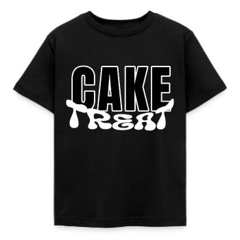 Cake Treat - Kids' T-Shirt - black - Front - AI Model Kid Female (0cm)