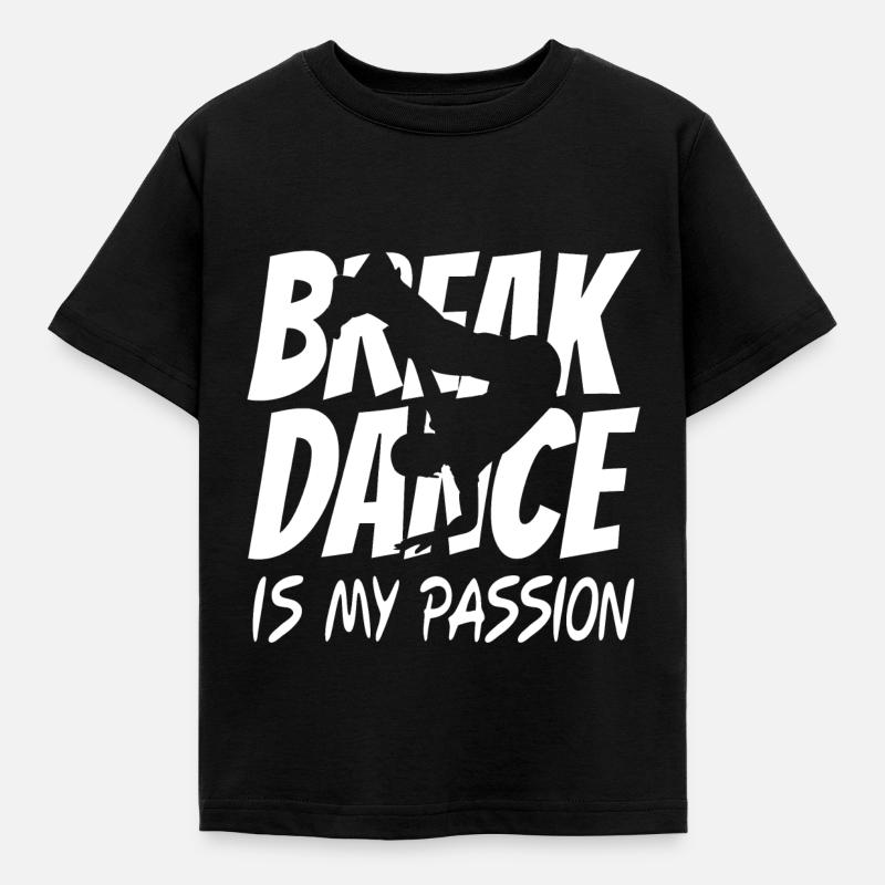 breakdance - Maglietta per bambini - nero