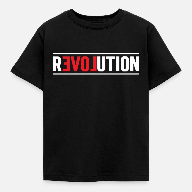 La revolution de l'amour - T-shirt Enfant - noir