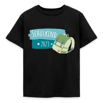 Schulstart für Kinder / Schulkind 2023 / Geschenk - Kinder T-Shirt - Schwarz - Vorne - AI Model Kid Female (0cm)