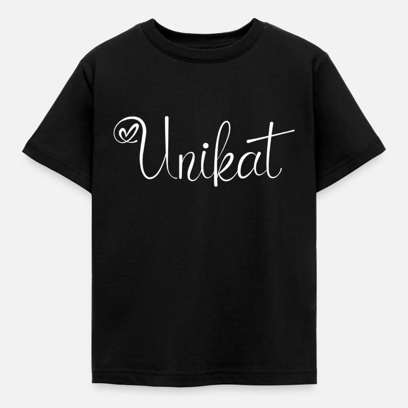 Blanc unique - T-shirt Enfant - noir