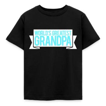 Le meilleur grand-père du monde Le meilleur amour de grand-père - T-shirt Enfant - noir - Devant - AI Model Kid Female (0cm)