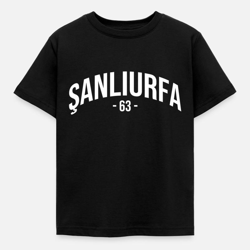 Sanliurfa 63 Türkei Turkiye Geschenk Urfa Urfali - Kinder T-Shirt - Schwarz