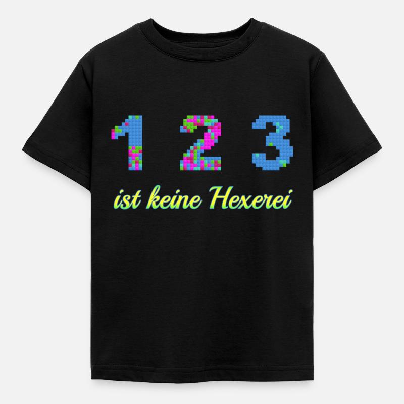 1 2 3 - T-shirt Enfant - noir