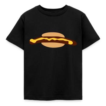 hot-dog - T-shirt Enfant - noir - Devant - AI Model Kid Female (0cm)
