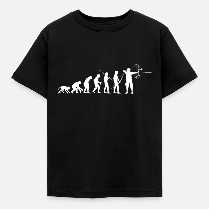 ArcLab CompoundArcherEvolution-White - T-shirt Enfant - noir