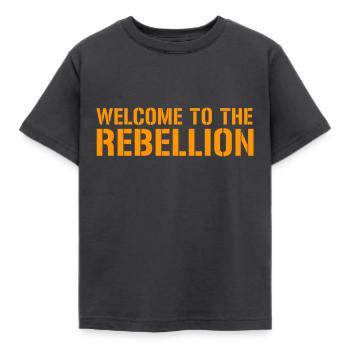 bienvenue à la rébellion - T-shirt Enfant - charbon - Devant - AI Model Kid Female (0cm)