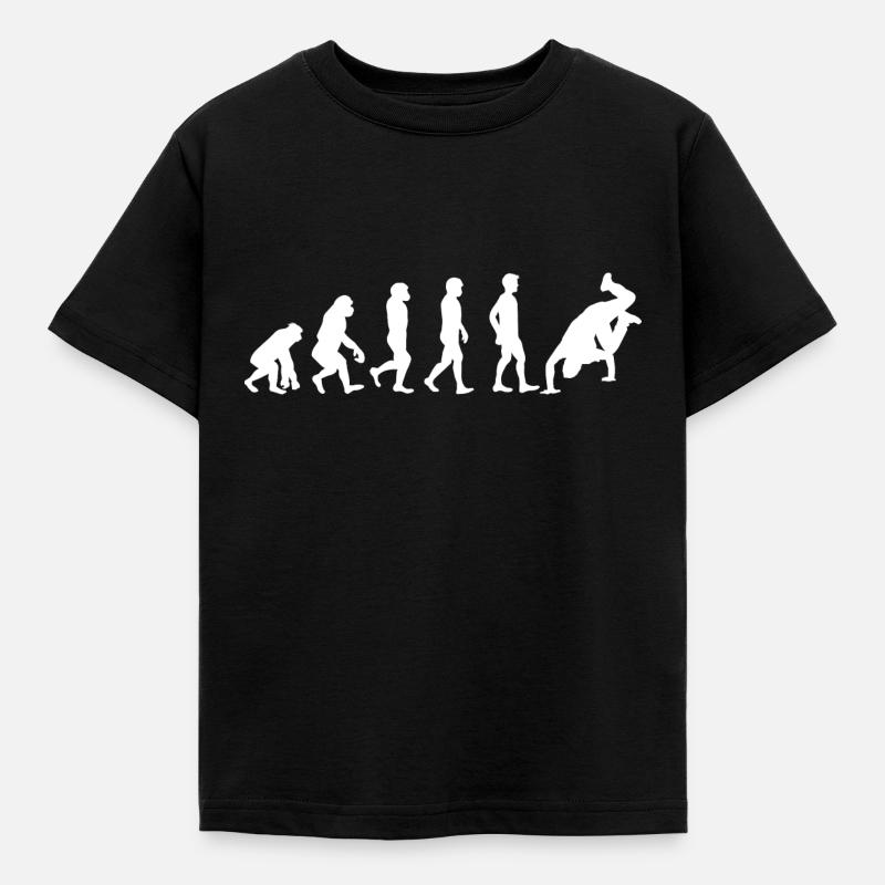 Breakdance Evolution blanc - T-shirt Enfant - noir