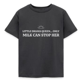 Baby - Kids' T-Shirt - dark grey - Front - AI Model Kid Female (0cm)