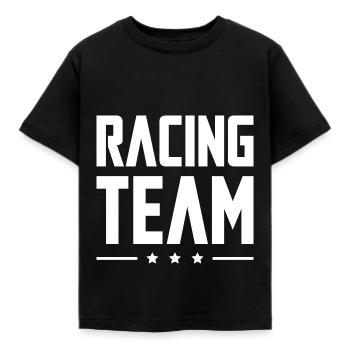 Équipe de course - T-shirt Enfant - noir - Devant - AI Model Kid Female (0cm)