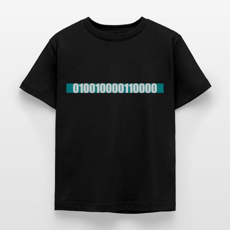 Langage de programme de code binaire T-shirt Enfant