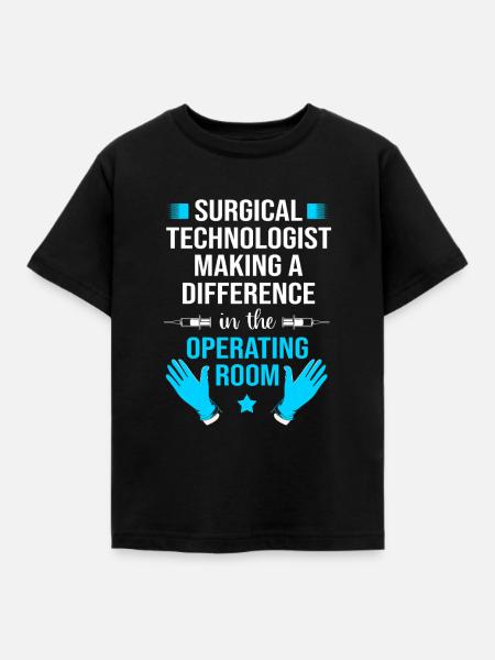 Chirurg Chirurgie CTA - Kinder T-Shirt - Schwarz