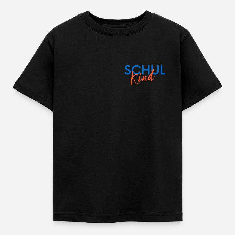 Schule Schulkind Kind Einschulung - Kinder T-Shirt - Schwarz