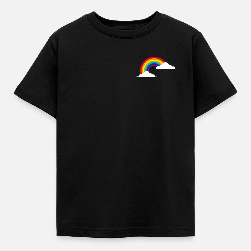rainbow rainbow - Kids' T-Shirt - black