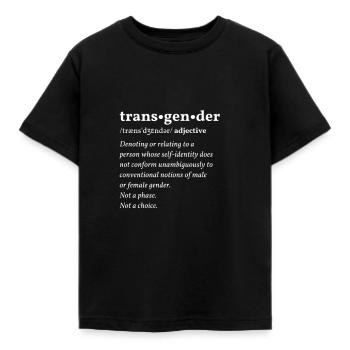 Transgender Clean Edition Noir - T-shirt Enfant - noir - Devant - AI Model Kid Female (0cm)