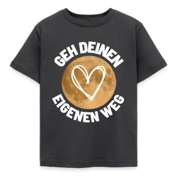Sprücheshirts Motivationssprüche Motivationsspruch - Kinder T-Shirt - Dunkelgrau - Vorne - AI Model Kid Female (0cm)