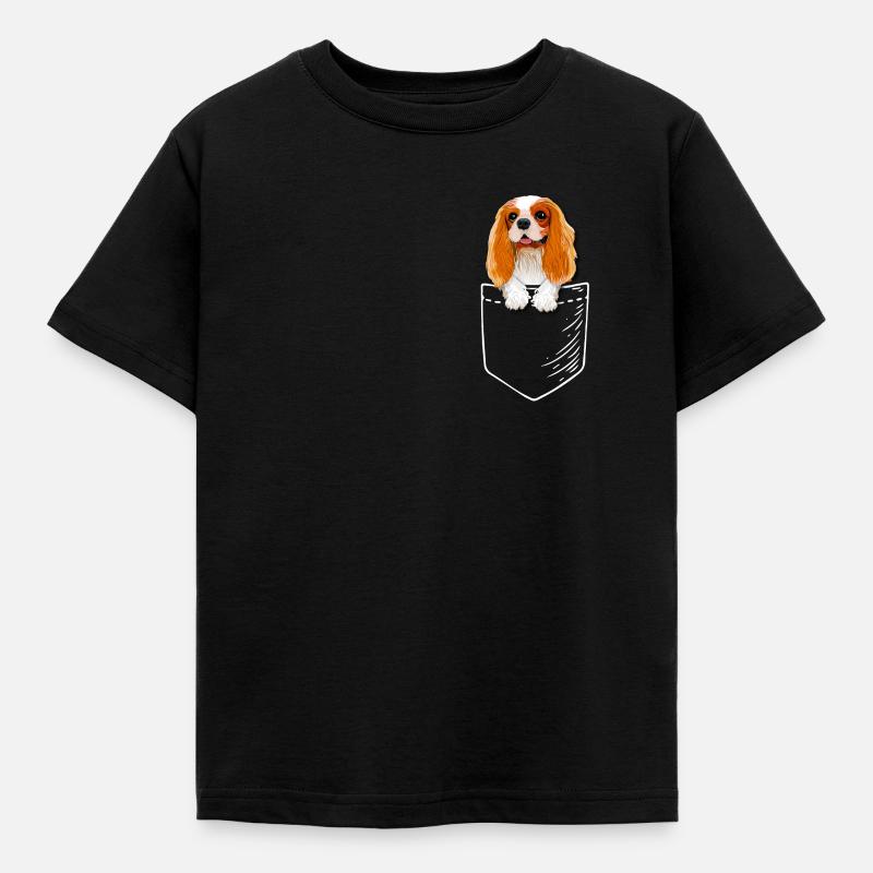 Cavalier King Charles Spaniel - Maglietta per bambini - nero