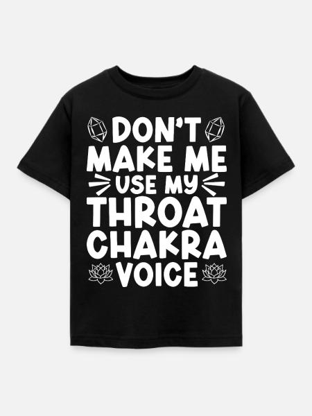 Stimme wie ein Mantra - Kinder T-Shirt - Schwarz