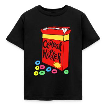 Cornflakes Müsli Frühstück Korn Geschenk - Kinder T-Shirt - Schwarz - Vorne - AI Model Kid Female (0cm)
