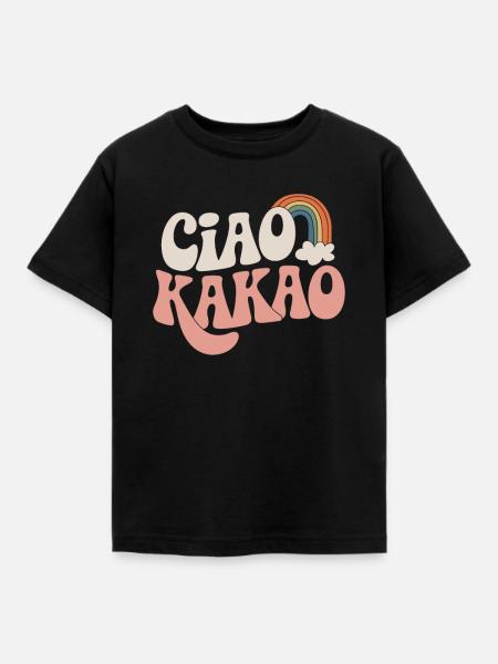Ciao Kakao - Kinder T-Shirt - Schwarz
