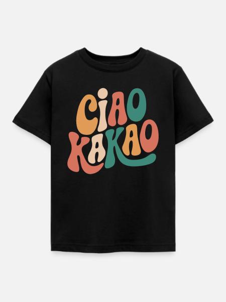 Ciao Kakao - Kinder T-Shirt - Schwarz