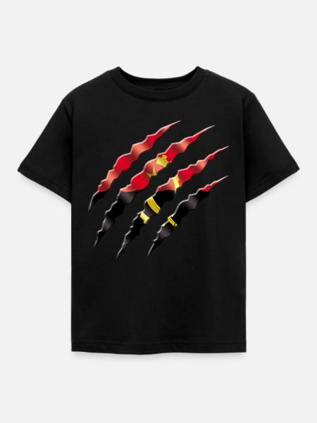 Angola - Kinder T-Shirt - Schwarz