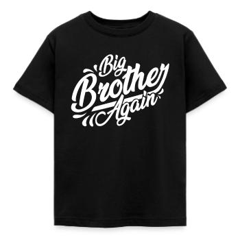 Big Brother igen - Børne-T-shirt - sort - Foran - AI Model Kid Female (0cm)