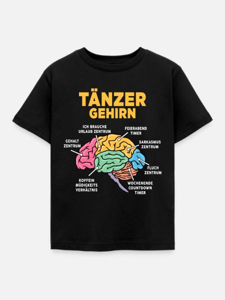 Tänzer - Kinder T-Shirt - Schwarz