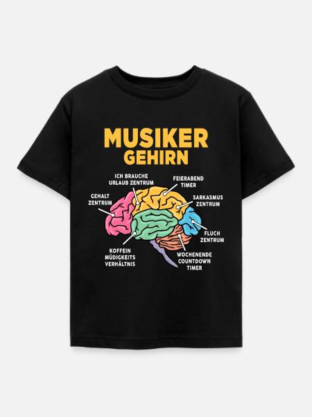 Musiker - Kinder T-Shirt - Schwarz