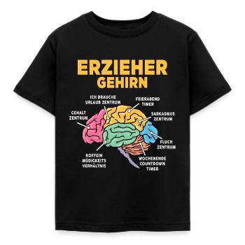 Erzieher - Kinder T-Shirt - Schwarz - Vorne - AI Model Kid Female (0cm)