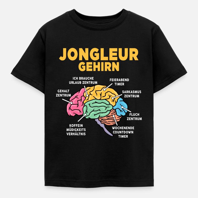 Jongleur - Kinder T-Shirt - Schwarz