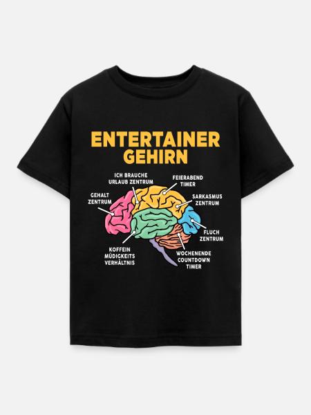Entertainer - Kinder T-Shirt - Schwarz