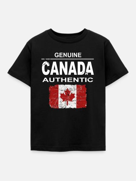 Kanada - Maple Leaf - Canada - Kinder T-Shirt - Schwarz