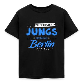 Die besten Jungs kommen aus Berlin - Kinder T-Shirt - Schwarz - Vorne - AI Model Kid Female (0cm)