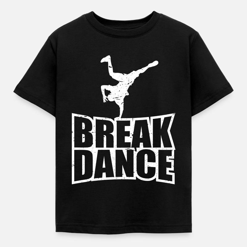 Breakdance Breakdancer Geschenk Kinder Junge Tanz - Kinder T-Shirt - Schwarz