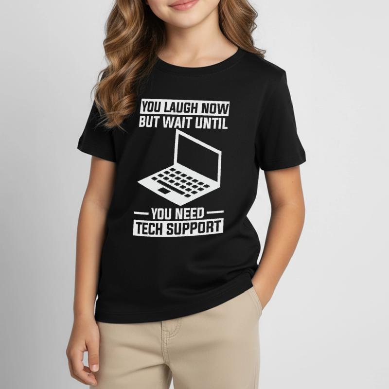 Computer Scientist Computer PC Printer Computer Writing Kids' T-Shirt