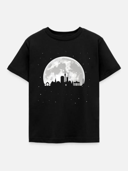 Berlin skyline - Kinder T-Shirt - Schwarz