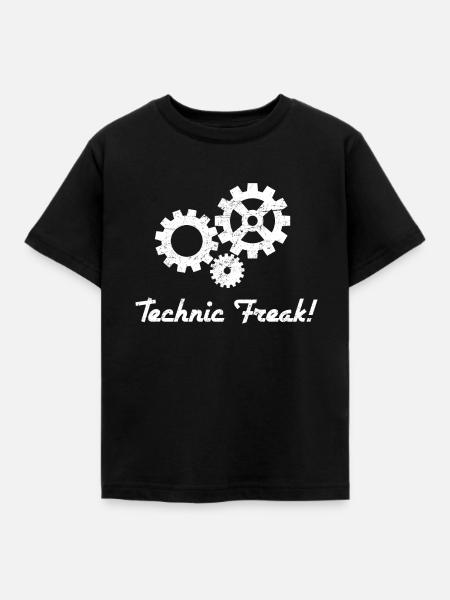 Techniker - Kinder T-Shirt - Schwarz