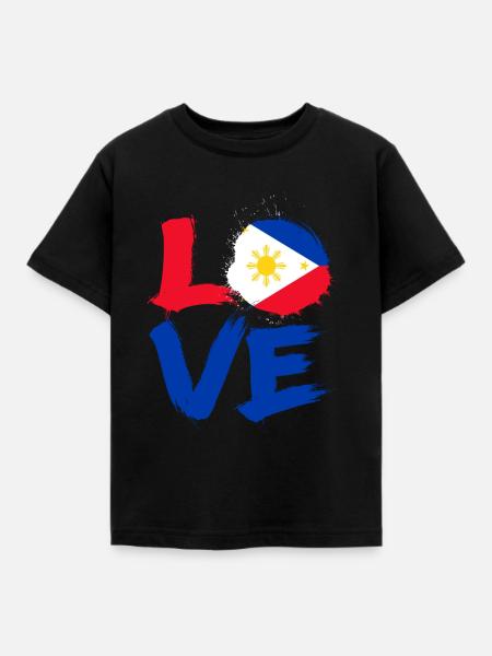 Philippinen - Kinder T-Shirt - Schwarz