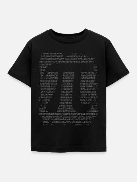 Zahl Pi - Kinder T-Shirt - Schwarz