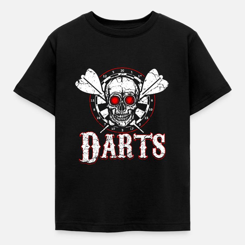 jeu de fléchettes - T-shirt Enfant - noir