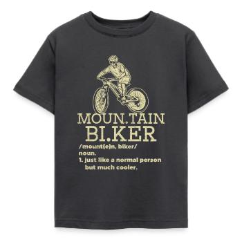 Trail Rider - T-shirt Enfant - charbon - Devant - AI Model Kid Female (0cm)