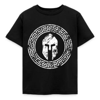 SPARTIATE - T-shirt Enfant - noir - Devant - AI Model Kid Female (0cm)